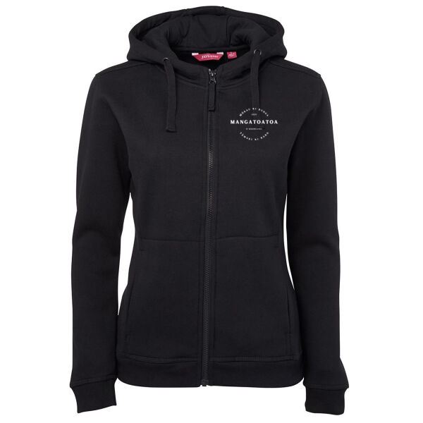 Ladies Full Zip Fleecy Hoodie - 3HJ1 Thumbnail